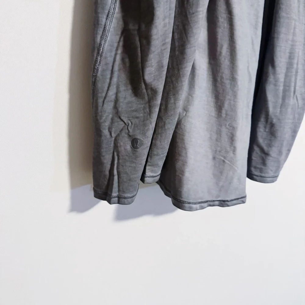 Lululemon - All Tied Up Gray Acid Wash Tank Top